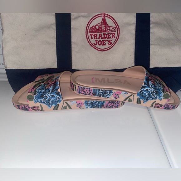 Melissa Floral Sandals - Blue and Pink - Picture 6 of 8